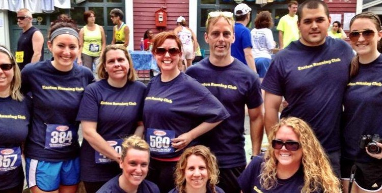 Easton Running Club at Father's Day race